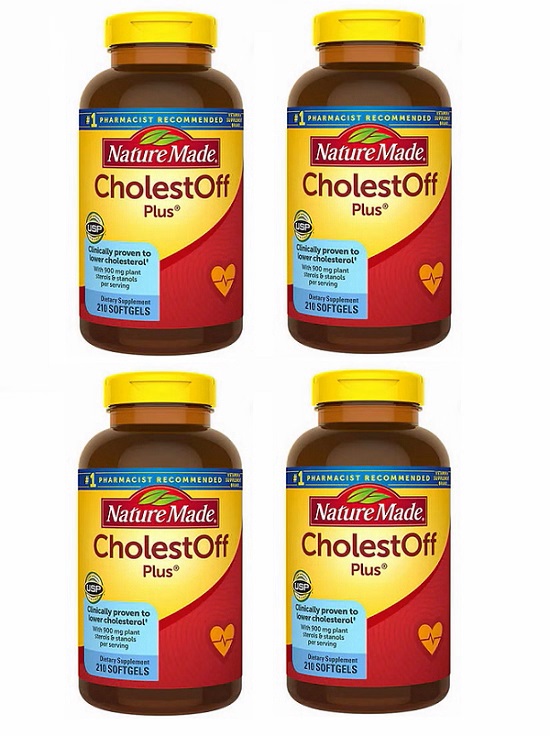 Nature Made 降膽固醇 Cholest-Off PLUS 210 顆(一組4瓶)